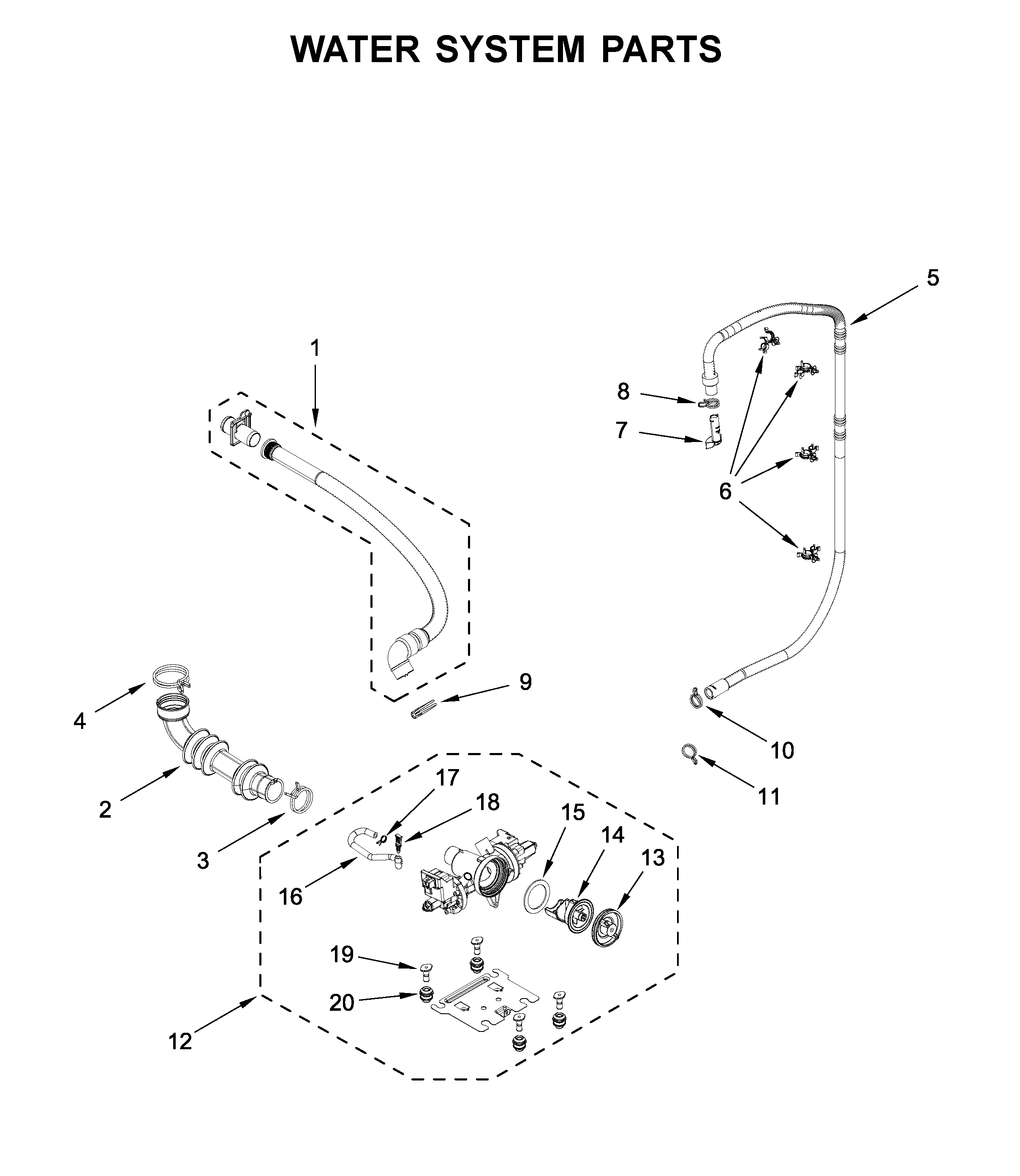 Water system parts