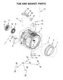 Tub and basket parts