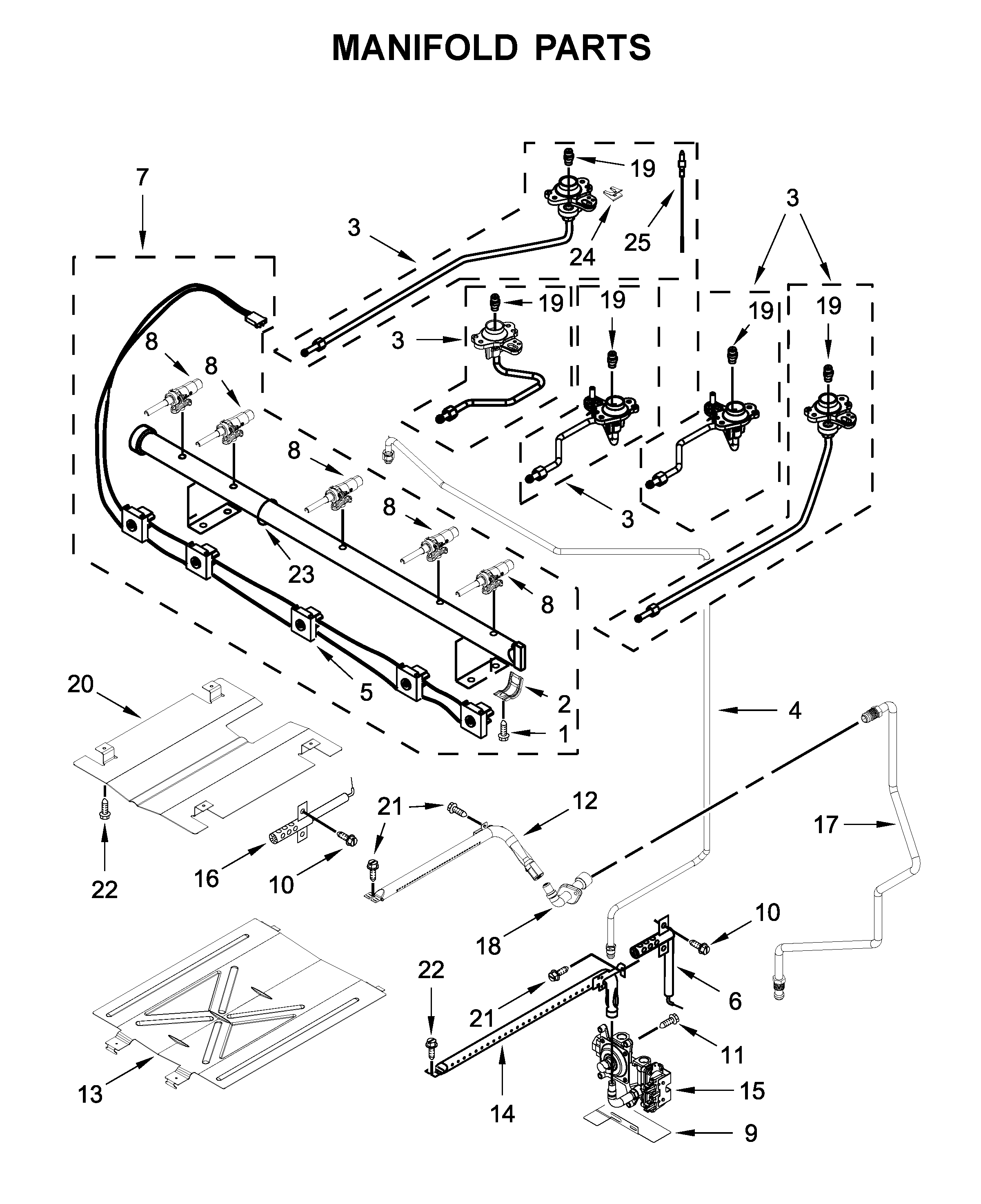 MANIFOLD PARTS