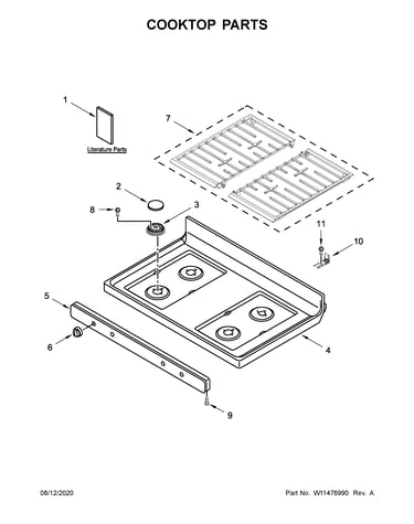 Cooktop parts