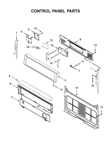Control panel parts