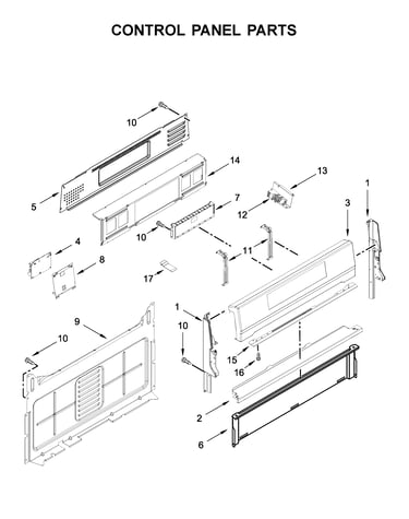 Control panel parts