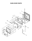 Oven door parts
