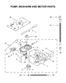 Pump, washarm and motor parts