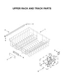Upper rack and track parts