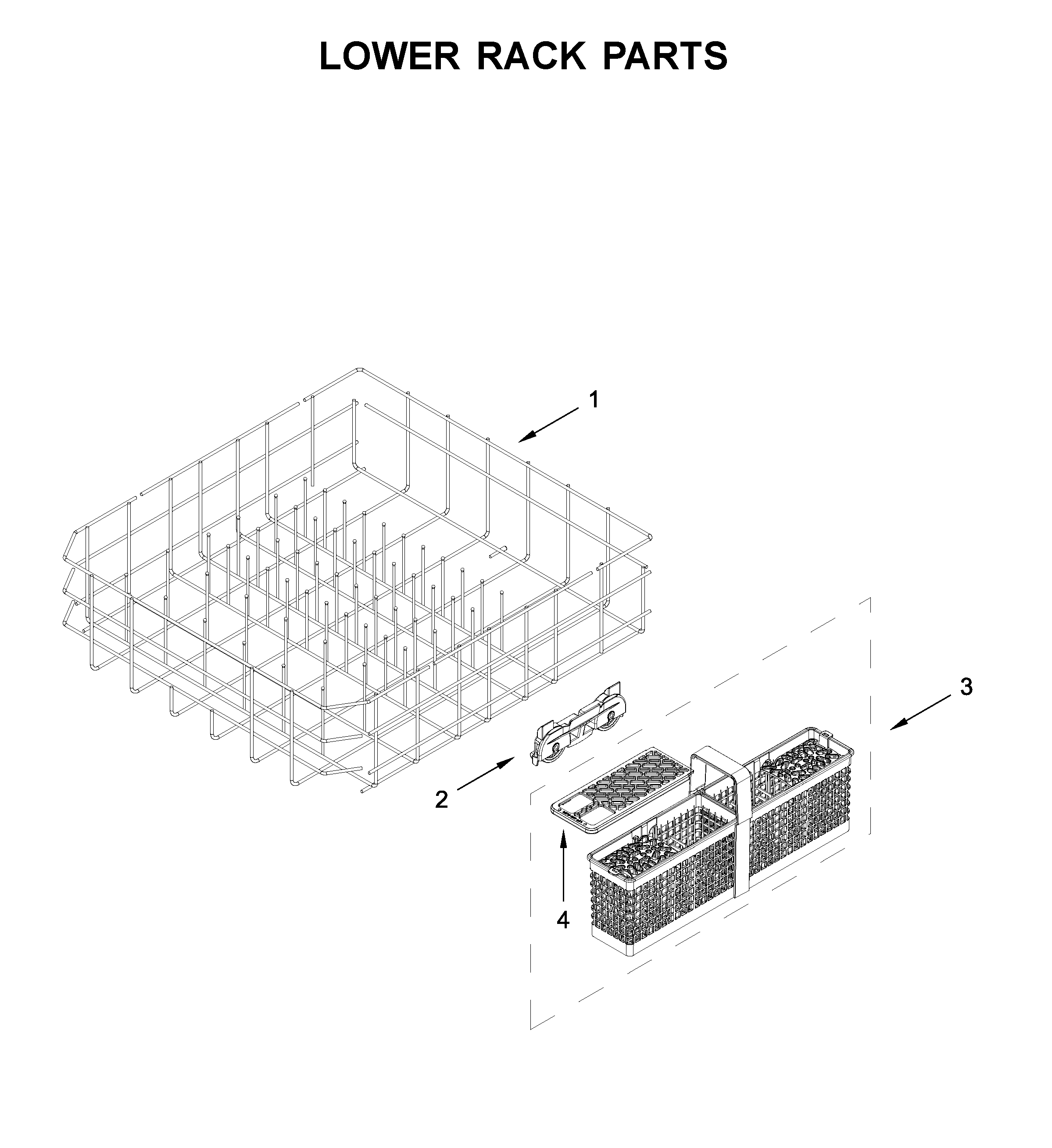 LOWER RACK PARTS