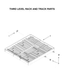 Third level rack and track parts