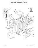 Top and cabinet parts