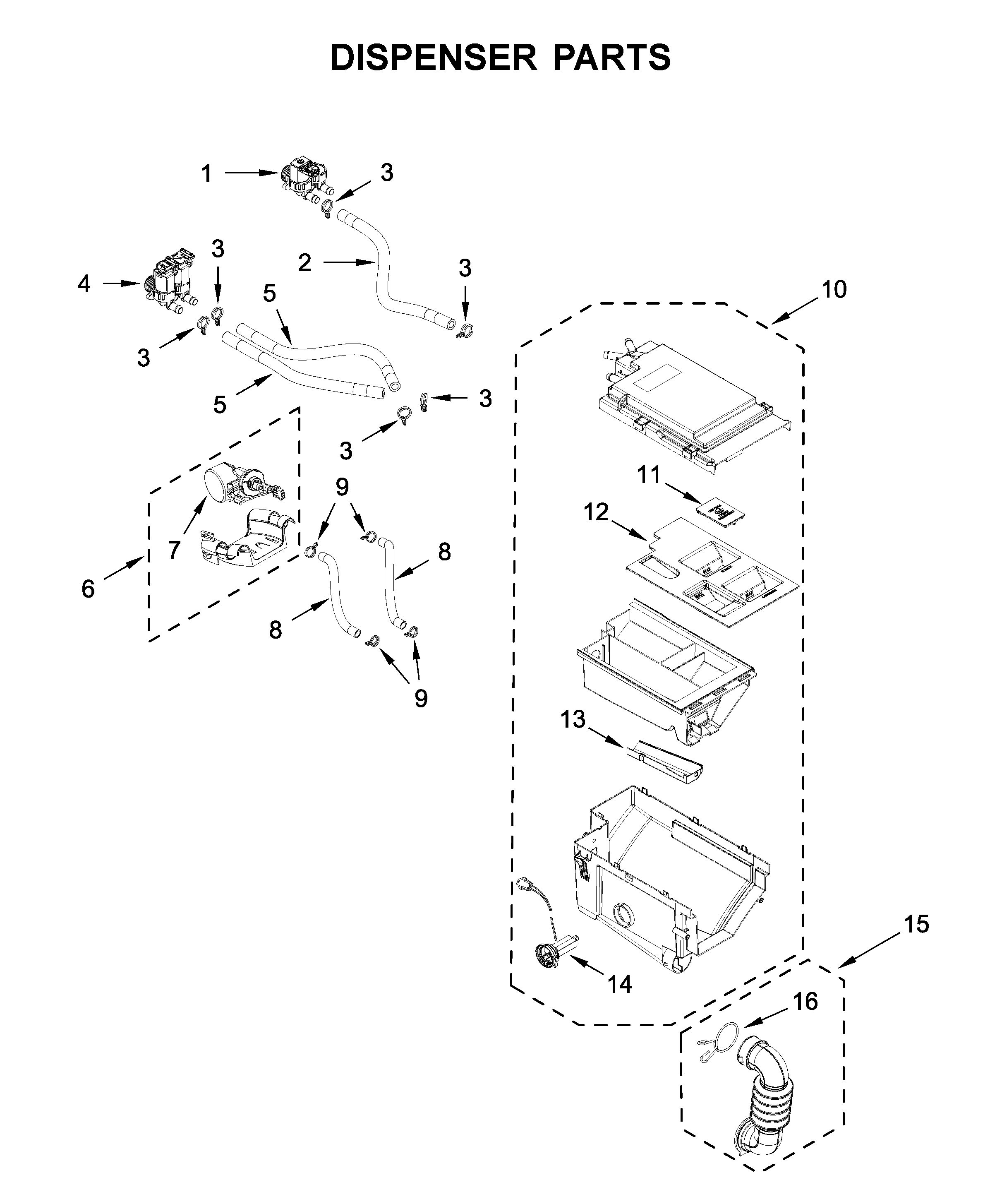 Dispenser parts