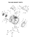 Tub and basket parts