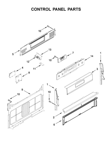 Control panel parts