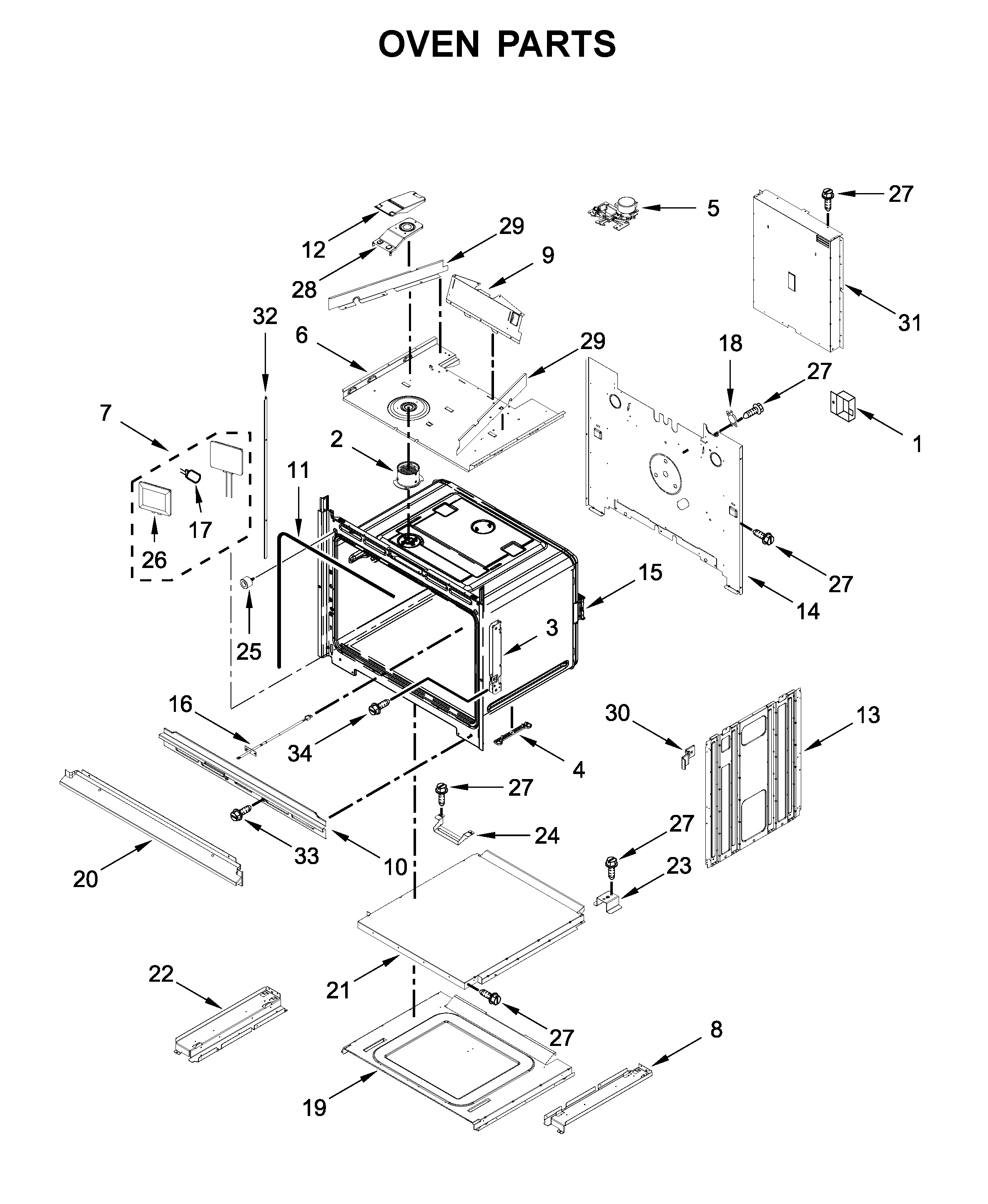Oven parts