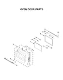 Oven door parts