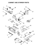 Cabinet and stirrer parts