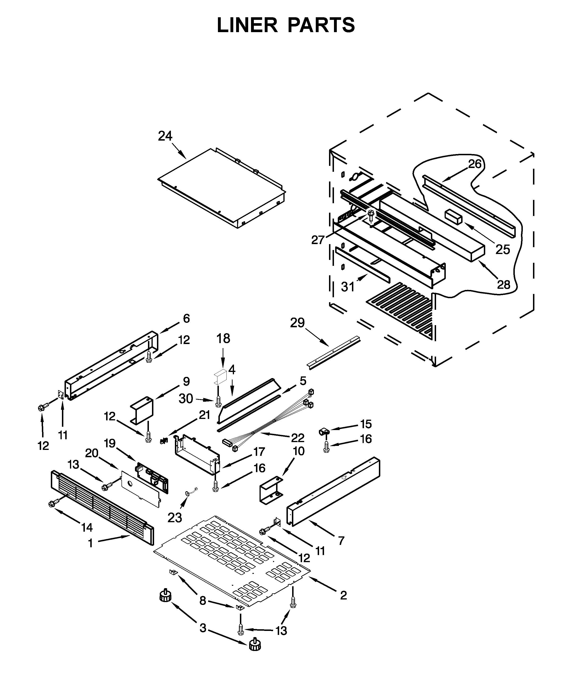 Liner parts
