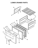 Lower drawer parts