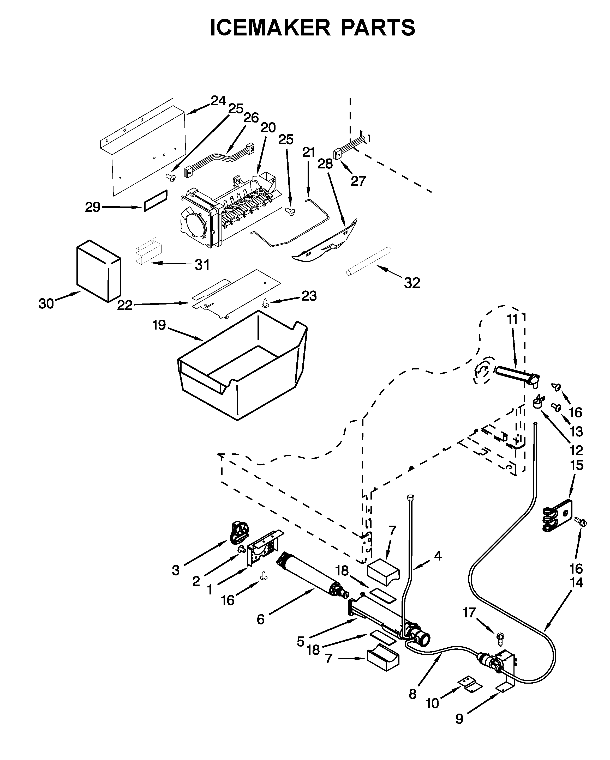 Icemaker parts