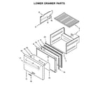 Jenn-Air JUCFP242HM01 lower drawer parts diagram