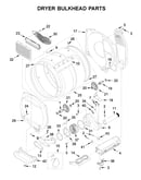 Dryer bulkhead parts