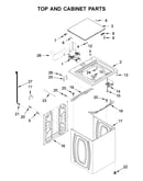 Top and cabinet parts