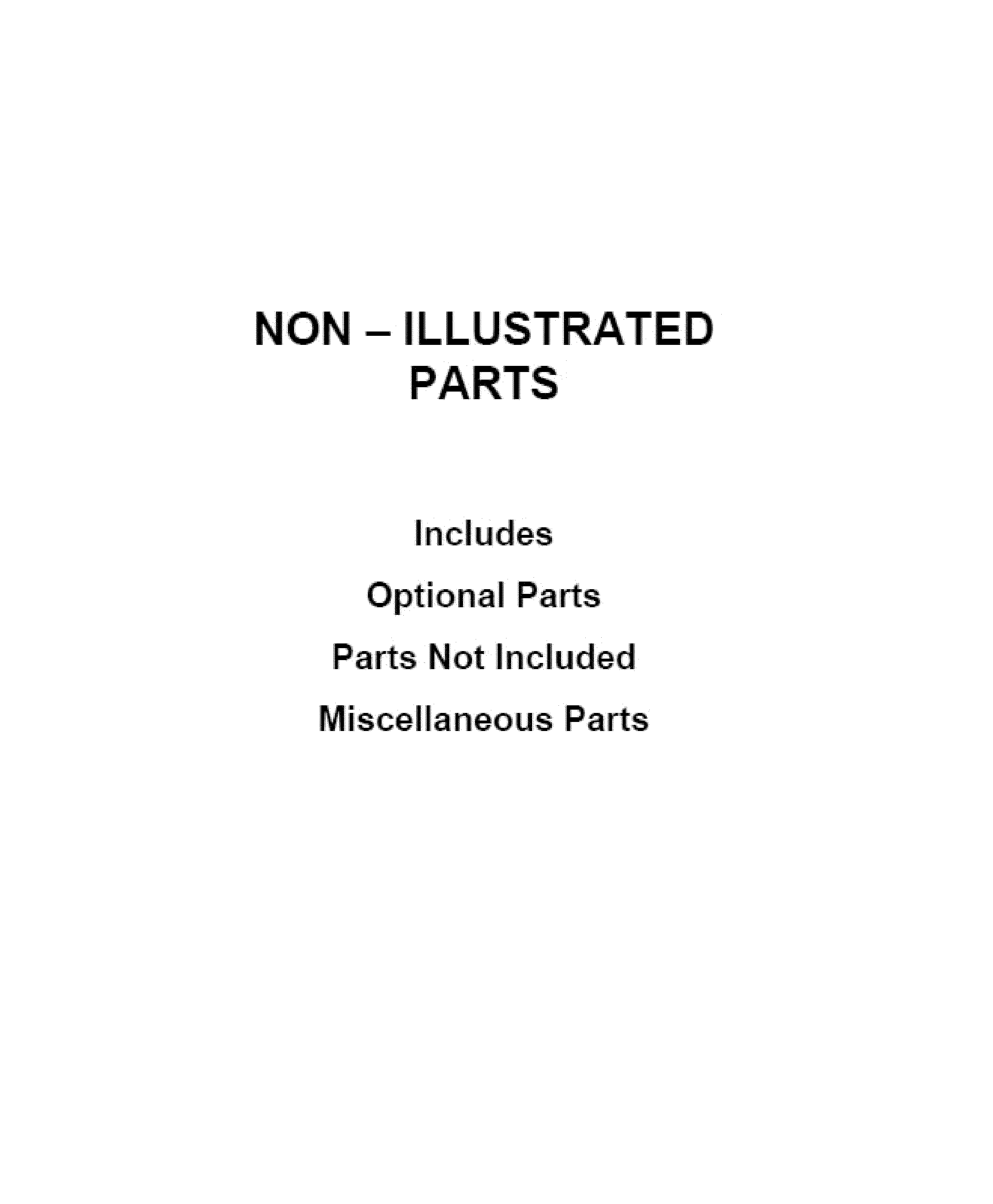 OPTIONAL PARTS