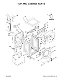 Top and cabinet parts