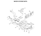 Whirlpool WFW9620HBK0 water system parts diagram