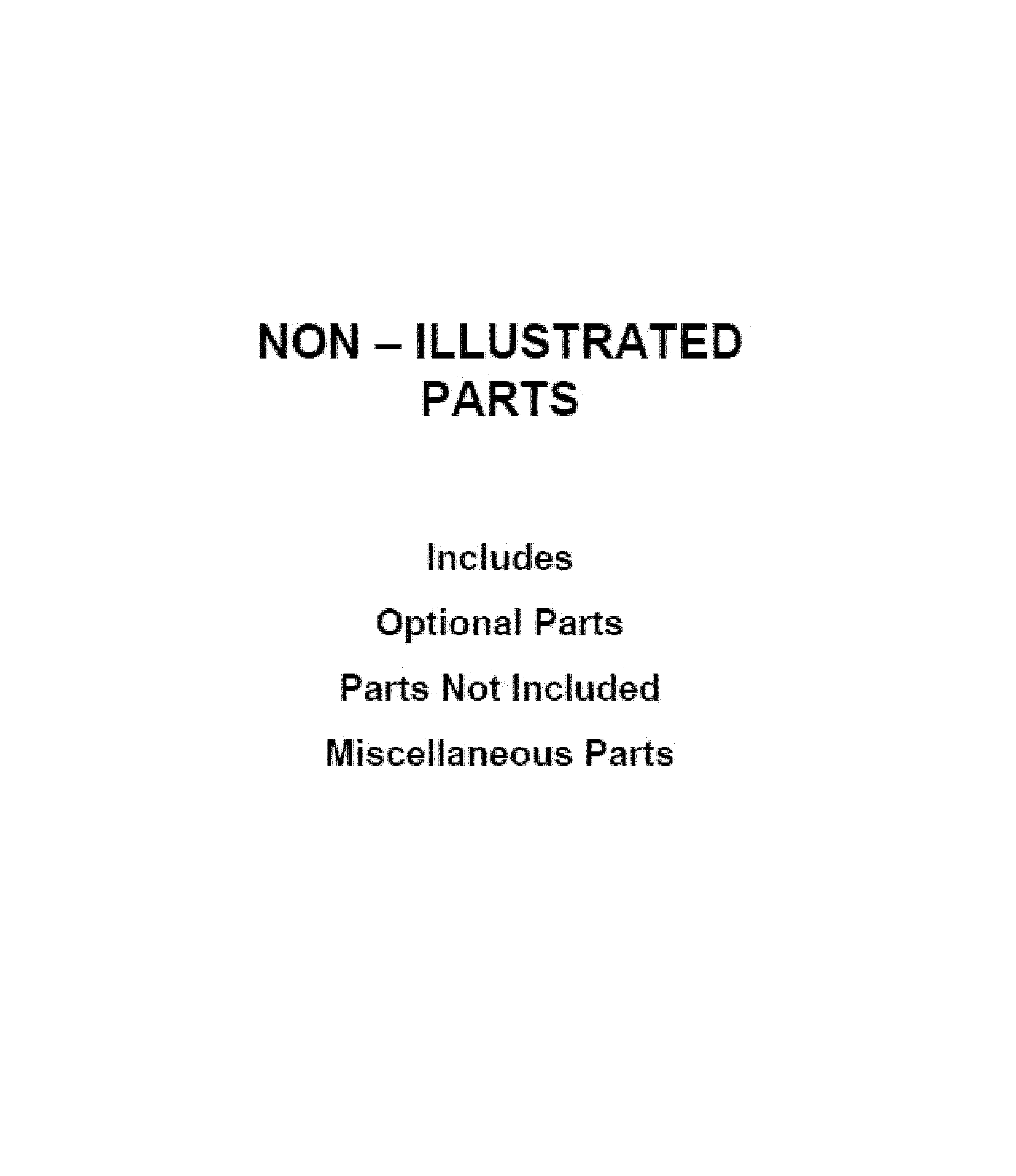 Optional parts