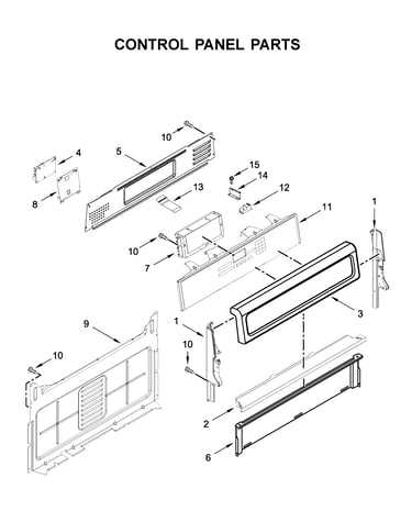 Control panel parts