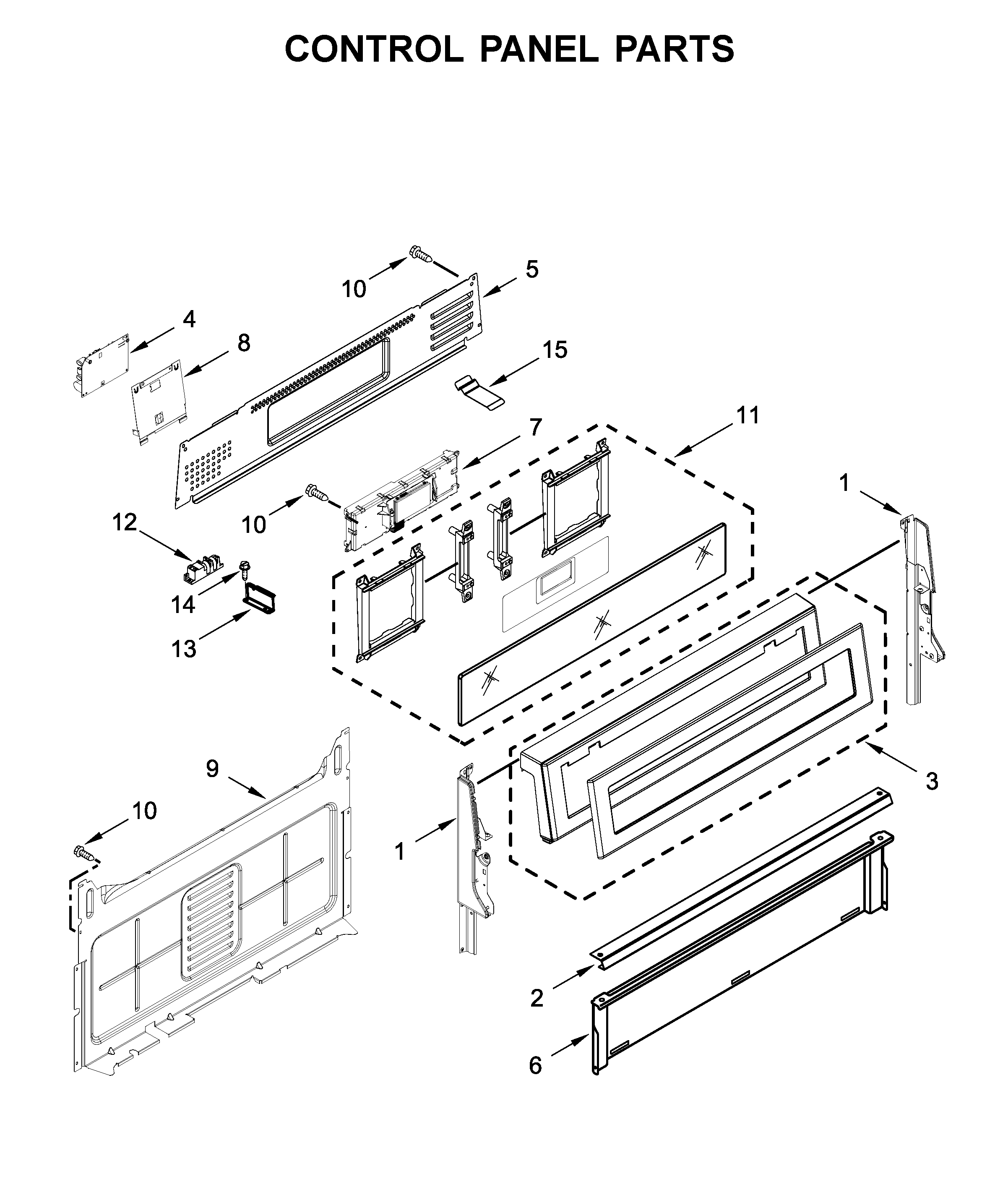 CONTROL PANEL PARTS