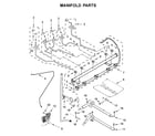 KitchenAid KFGG500EBS3 manifold parts diagram