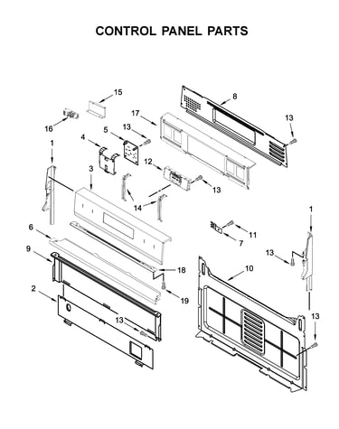 Control panel parts