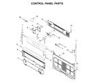Whirlpool WFG535S0JS1 control panel parts diagram
