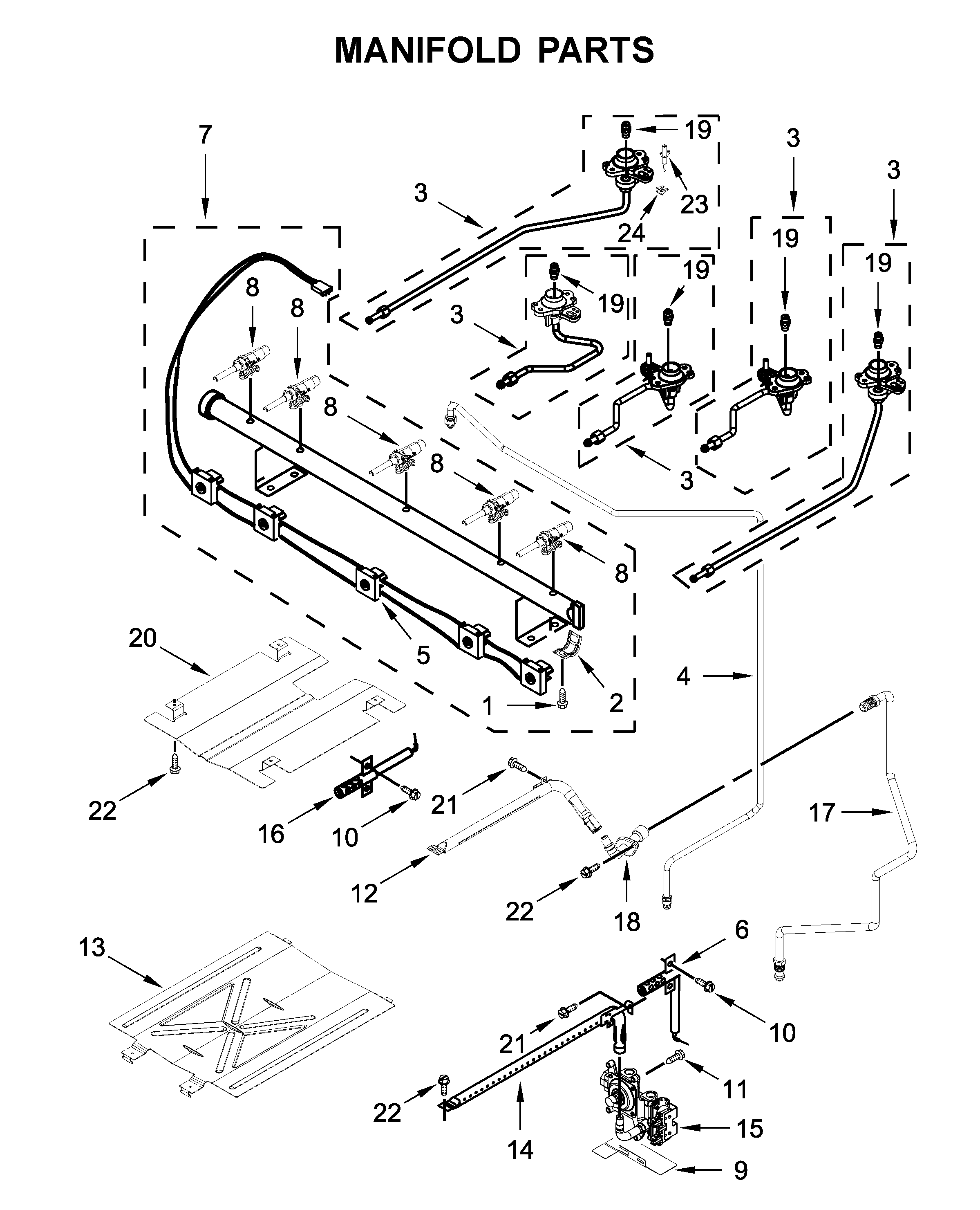 MANIFOLD PARTS