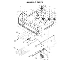 Whirlpool WFG535S0JS1 manifold parts diagram