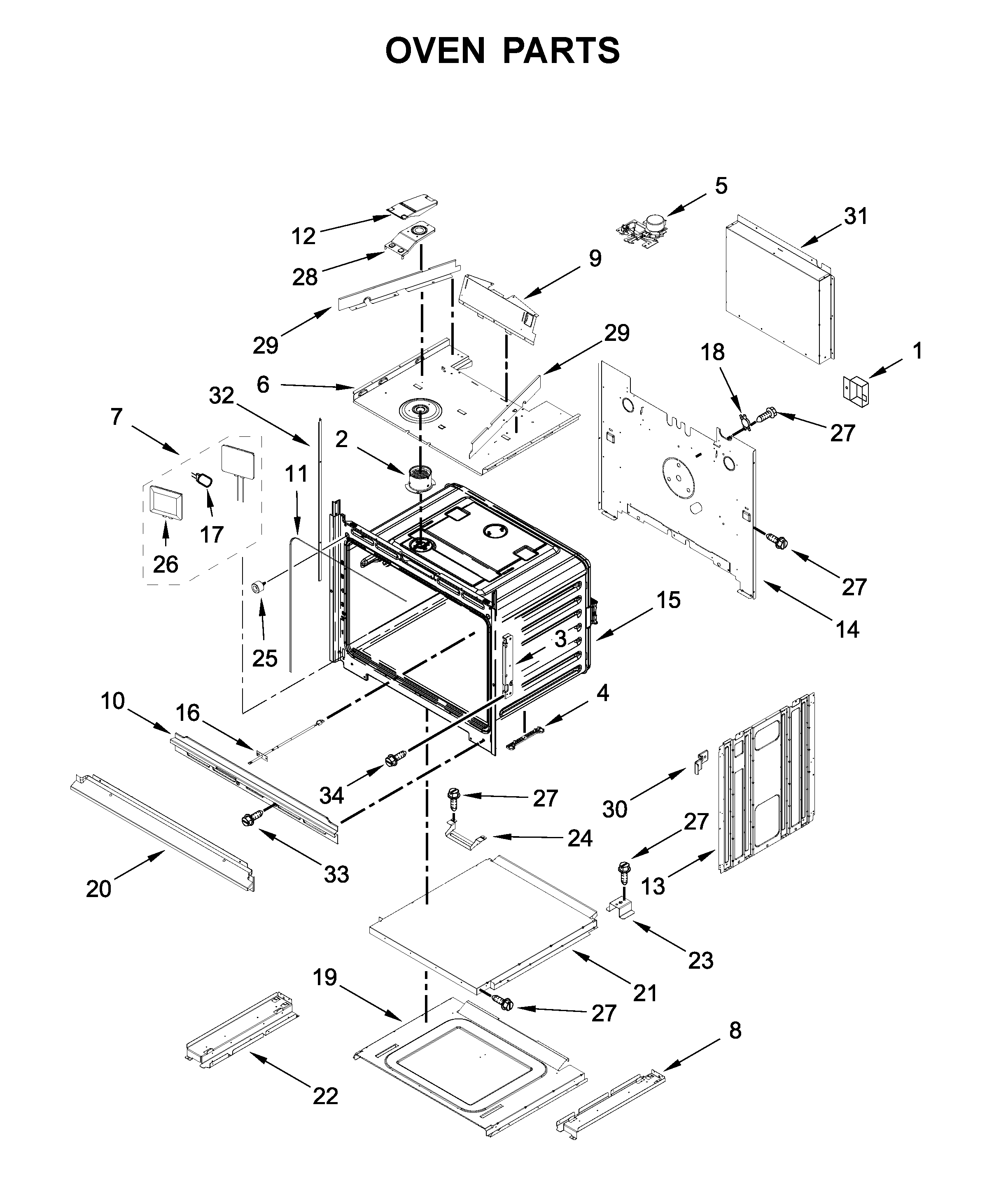 Oven parts