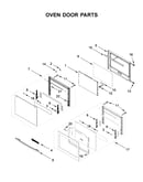 Oven door parts