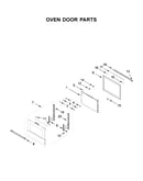 Oven door parts