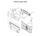 Maytag MGR6600FW2 control panel parts diagram