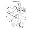 Maytag MGR6600FW2 manifold parts diagram