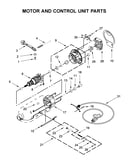 Motor and control unit parts