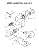 Motor and control unit parts