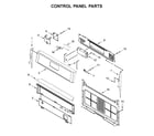 Whirlpool WFG525S0JV1 control panel parts diagram