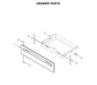 Whirlpool WFG525S0JT1 drawer parts diagram