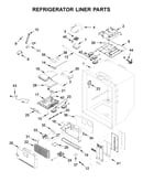 Refrigerator liner parts