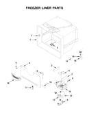 Freezer liner parts