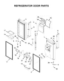 Refrigerator door parts