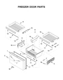 Freezer door parts