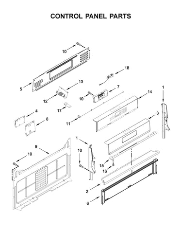 Control panel parts