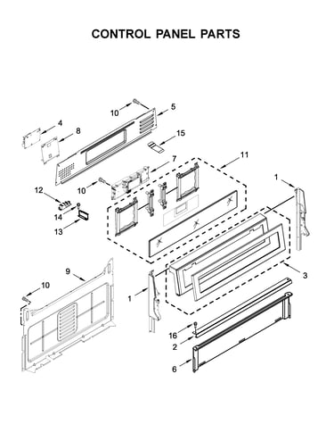 Control panel parts